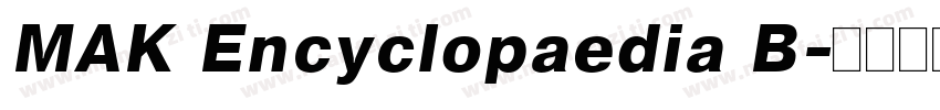 MAK Encyclopaedia B字体转换